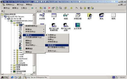 SQL Server 2000數據庫核心操作與對象詳解 從創建到備份及組件應用